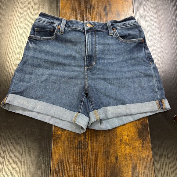Sonoma Goods For Life Pants - Sonoma Goods For Life Womens High Rise Cuffed Denim Shorts Medium Wash Size 12